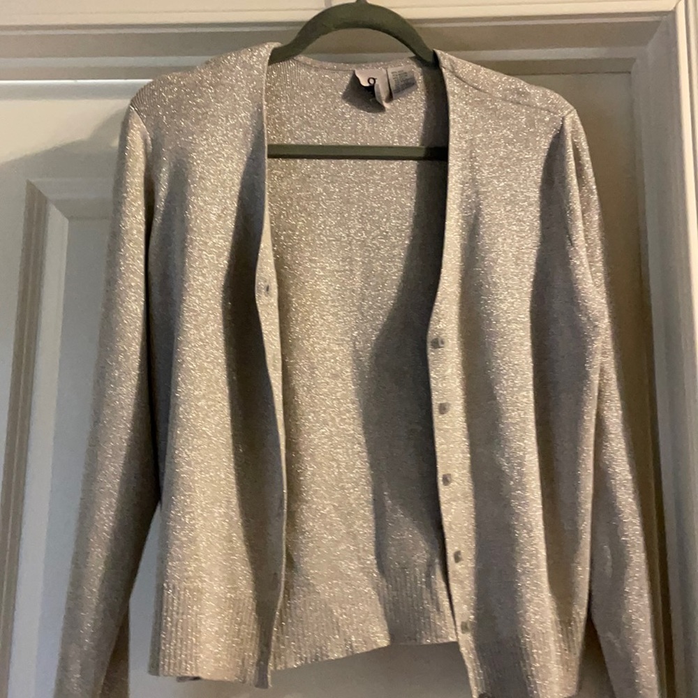 Silver cardigan